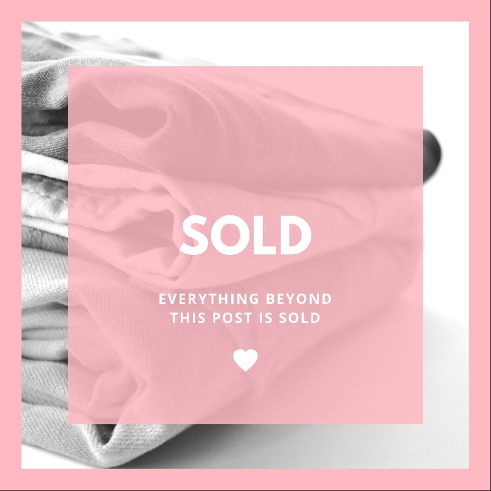 Sold | Everything Below Has Sold 🖤